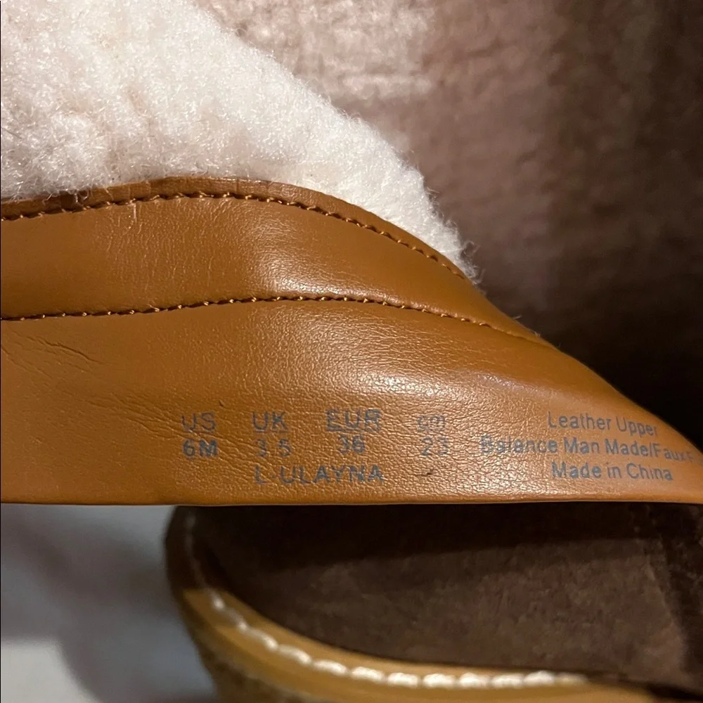 Franco Sarto Tan Suede Wedge Boots